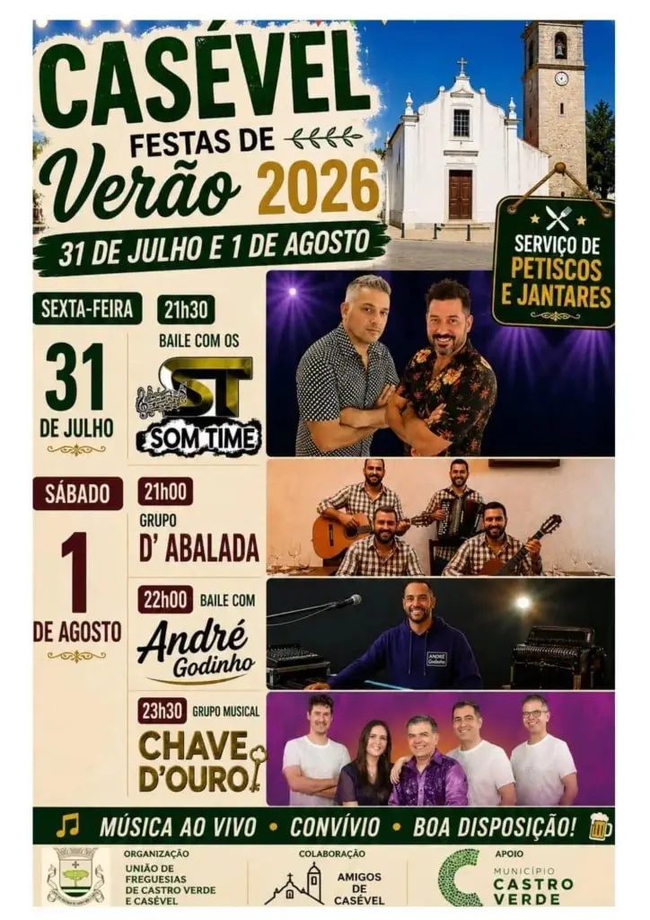 Imagem do evento Festas de Verão 2026
