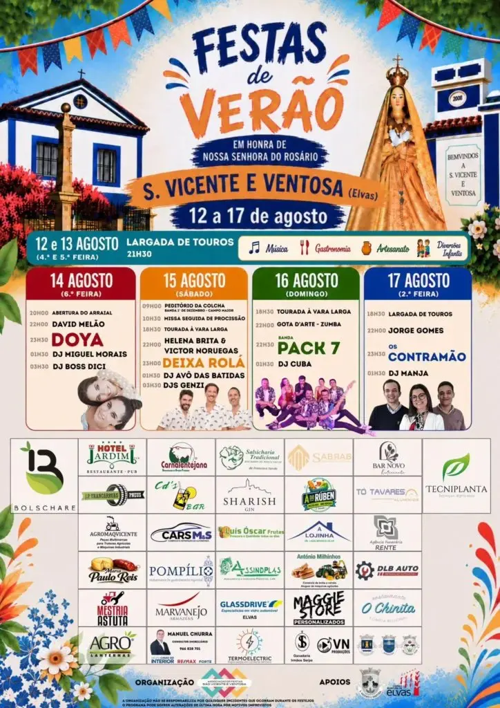Imagem do evento Festas de Verão 2026