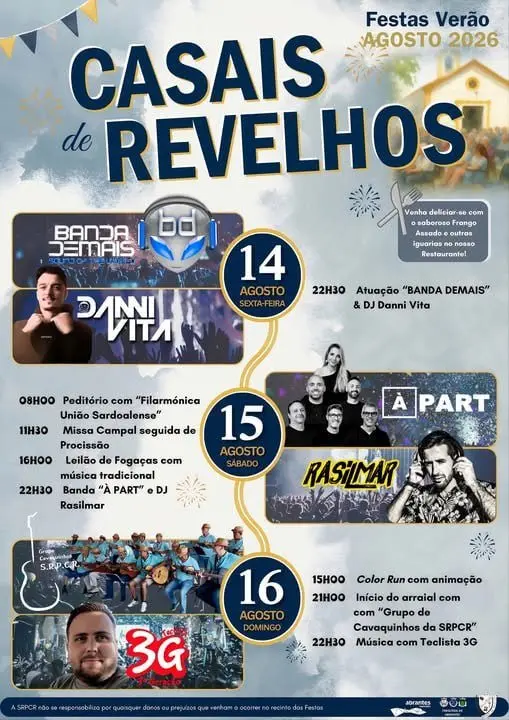 Imagem do evento Festas de Verão 2026