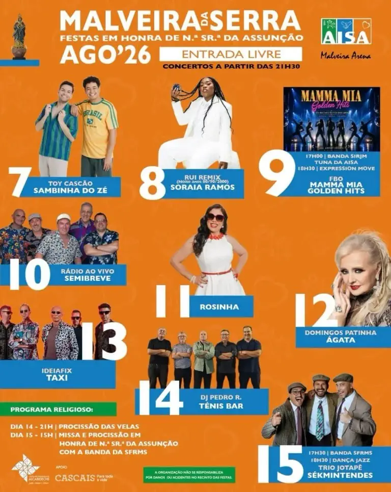 Imagem do evento Festas em honra de N. Sr.ª da Assunção 2026