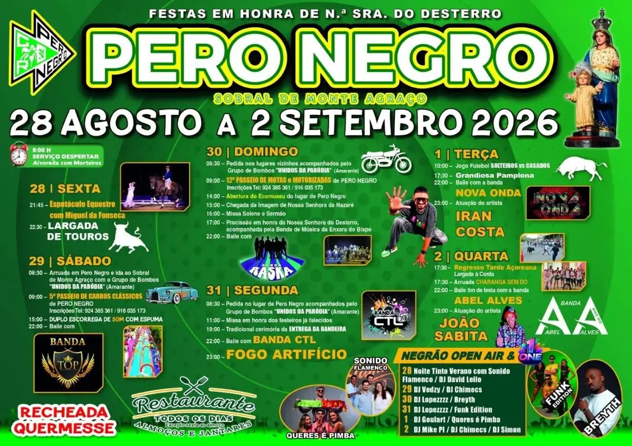 Imagem do evento Festas em honra de N.ª Sra. do Desterro 2026
