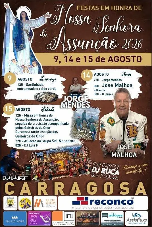 Festas em honra de Nossa Senhora da Assunção 2026 — event image