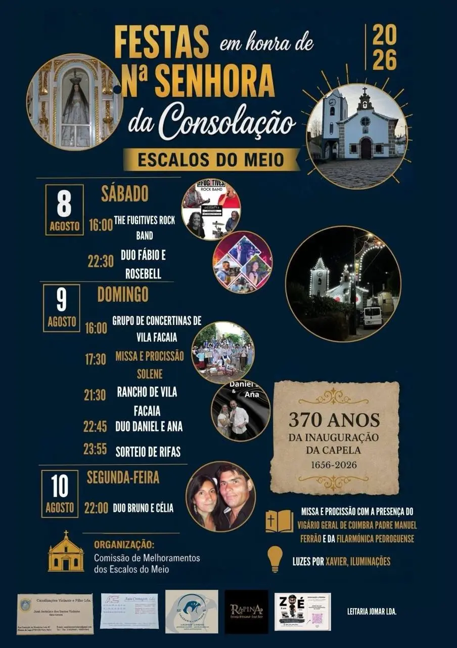 Imagem do evento Festas em honra de Nossa Senhora da Consolação 2026