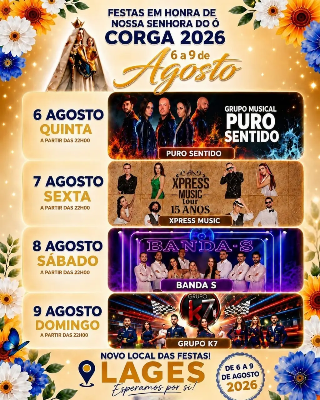 Imagem do evento Festas em honra de Nossa Senhora do Ó 2026 - Corga