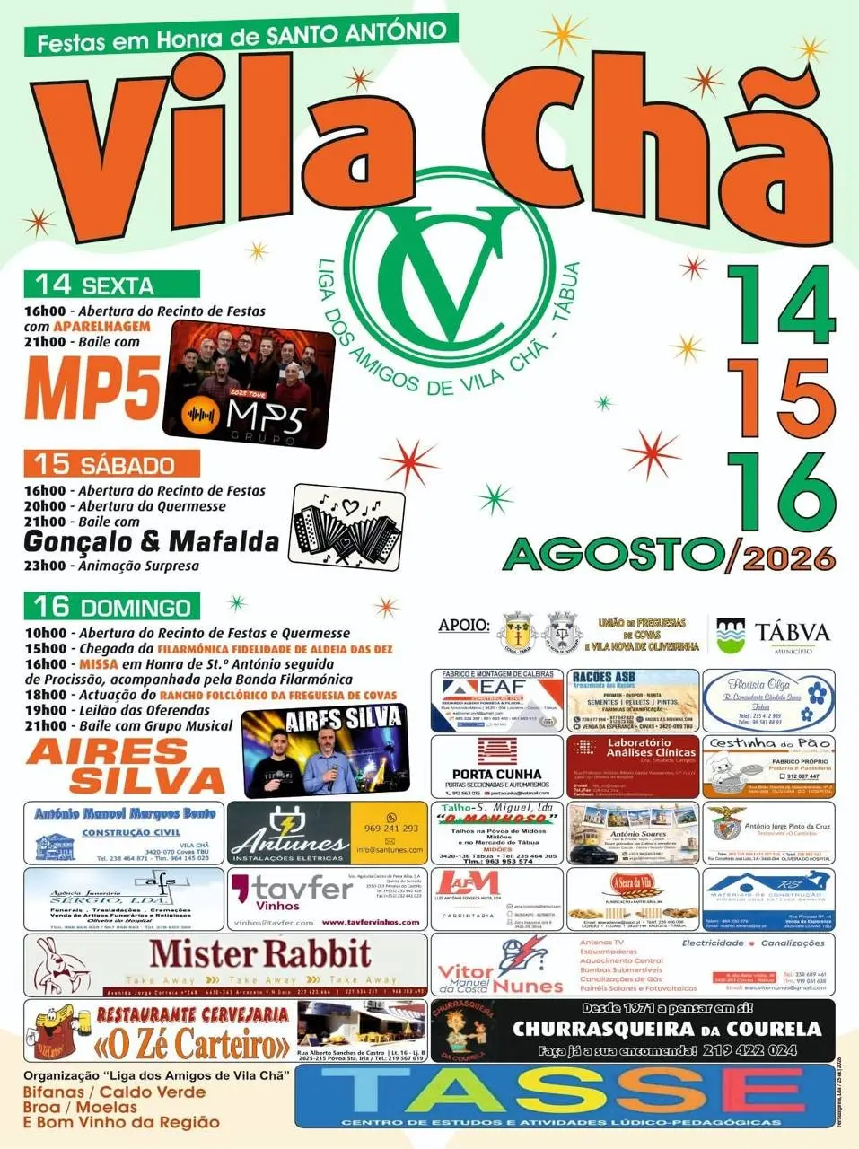 Imagem do evento Festas em honra de Santo António 2026