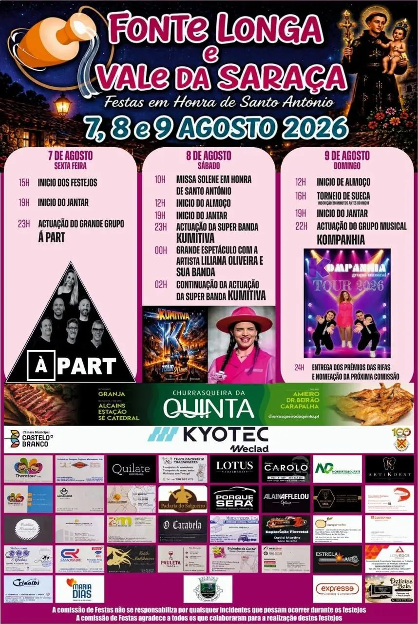 Imagem do evento Festas em Honra de Santo António 2026