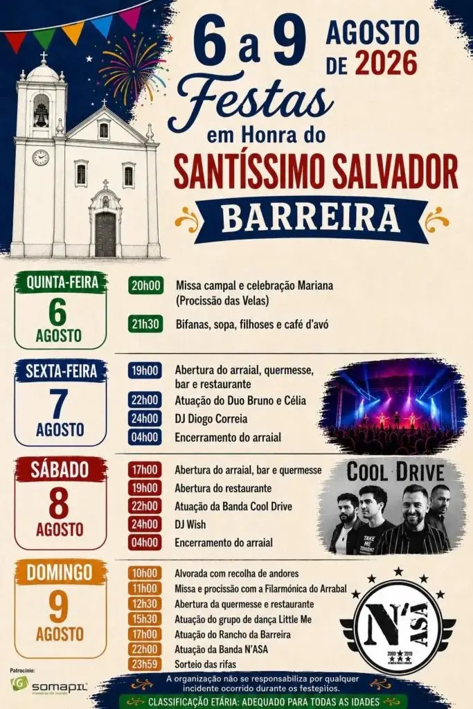 Imagem do evento Festas em Honra do Santíssimo Salvador 2026