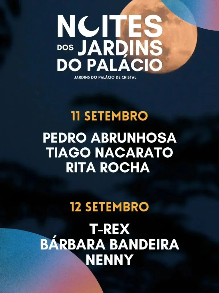 Imagem do evento Noites dos Jardins do Palácio 2026