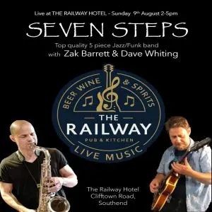 Imagem do evento "SEVEN STEPS" 5 PIECE JAZZ FUNK BAND LIVE AT THE RAILWAY HOTEL