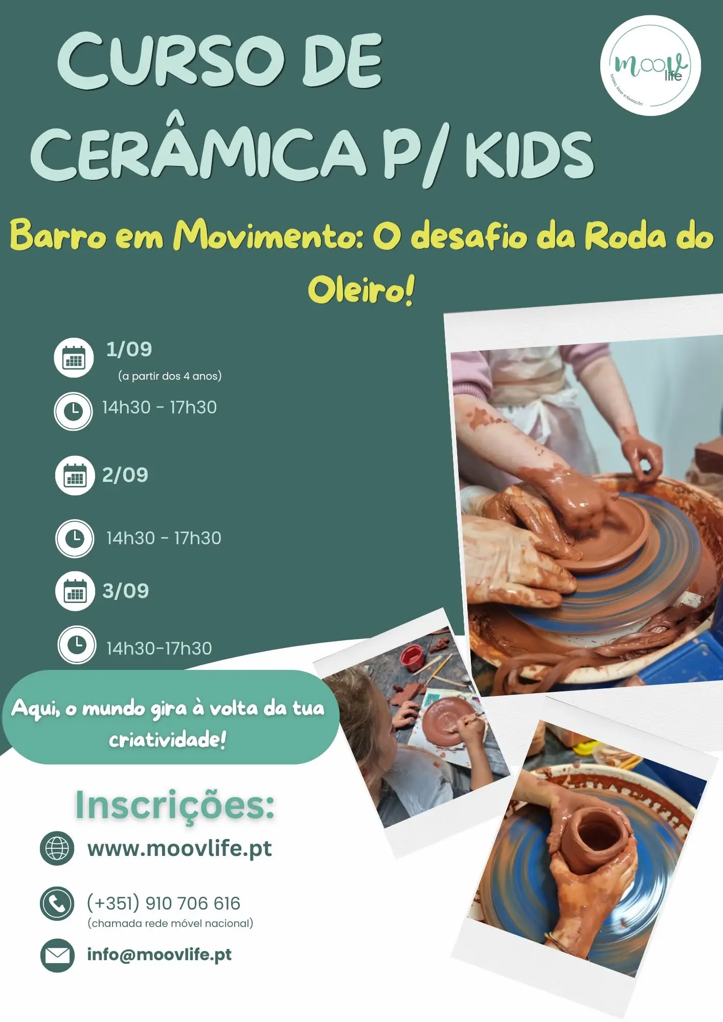 Imagem do evento Curso de Cerâmica p/Kids