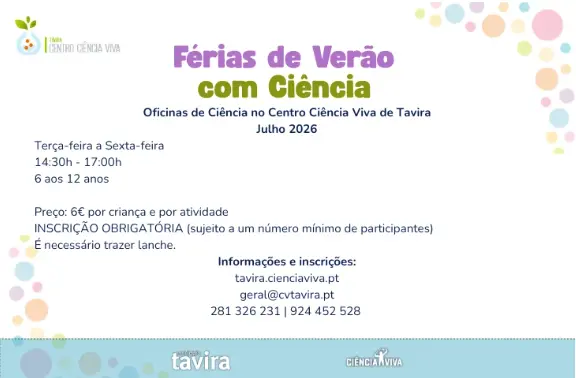 Imagem do evento Férias de Verão com Ciência