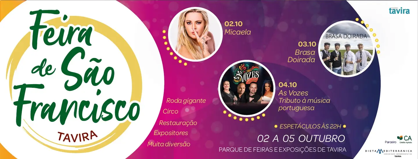 Imagem do evento Feira de São Francisco| As Vozes - Tributo à música portuguesa