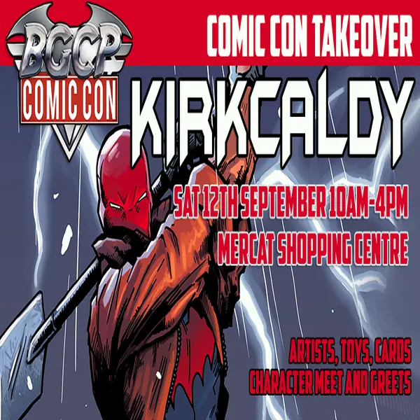 Imagem do evento Free Comic Con 2026 | Mercat Centre Kirkcaldy
