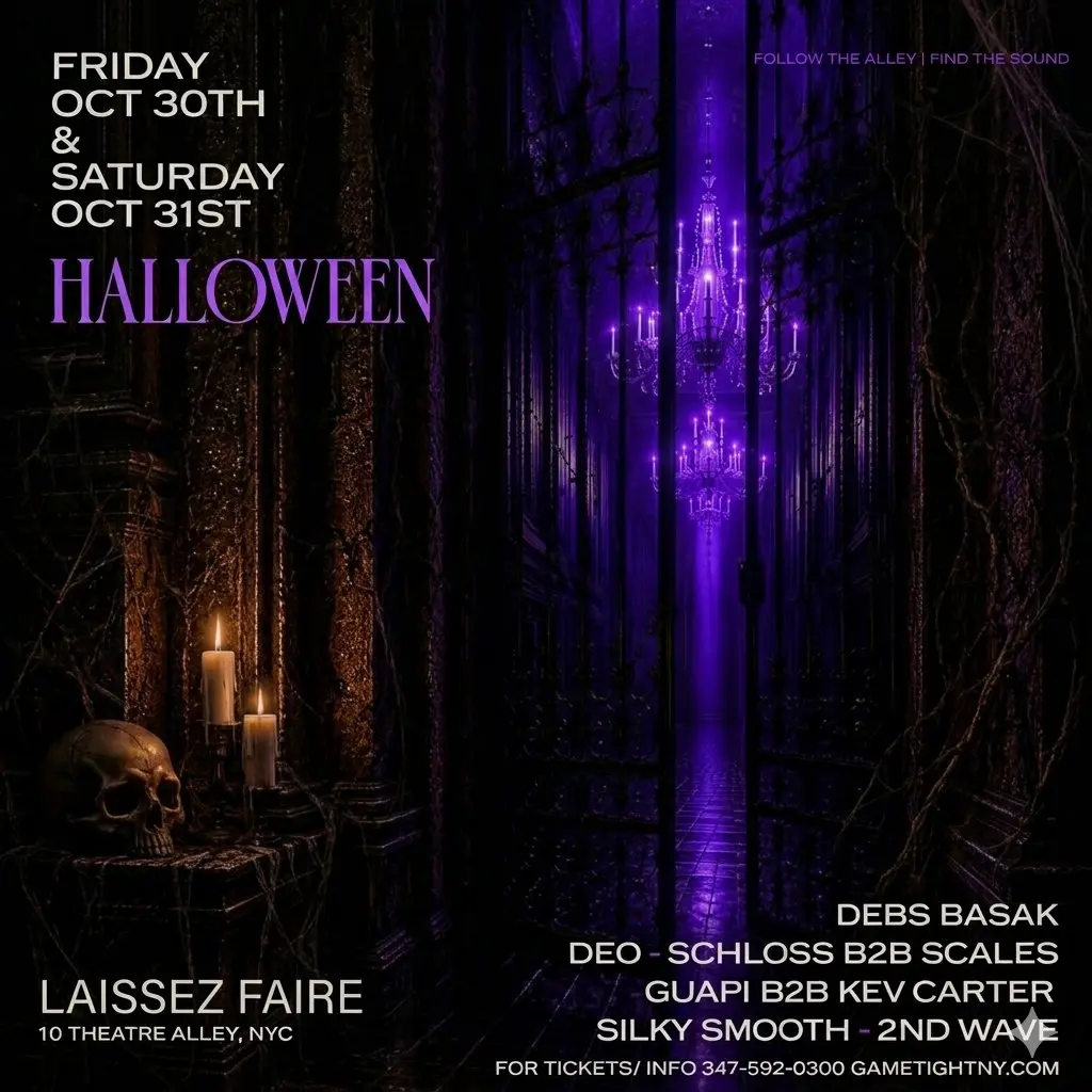 LAISSEZ FAIRE Saturday Night Halloween Party 2026 — event image
