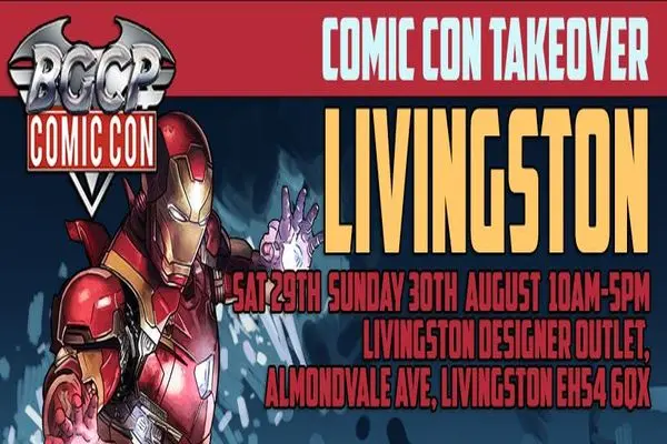 Imagem do evento Livingston Comic Con - Livingston Designer Outlet Takeover