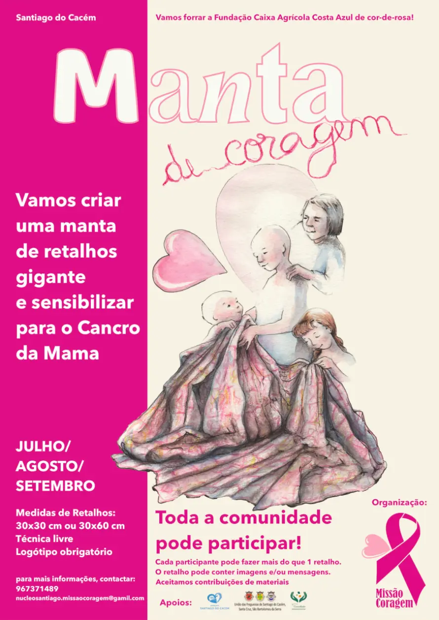 Missão Coragem – Manta de Retalhos Gigante — event image