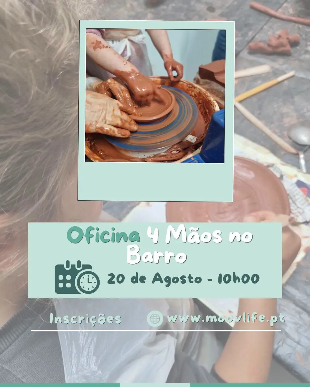Imagem do evento Oficina 4 Mãos no Barro