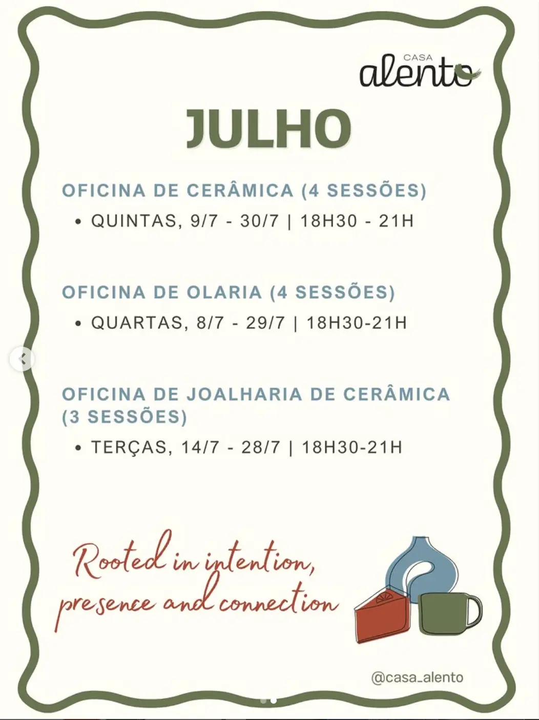 Imagem do evento Oficina de Cerâmica