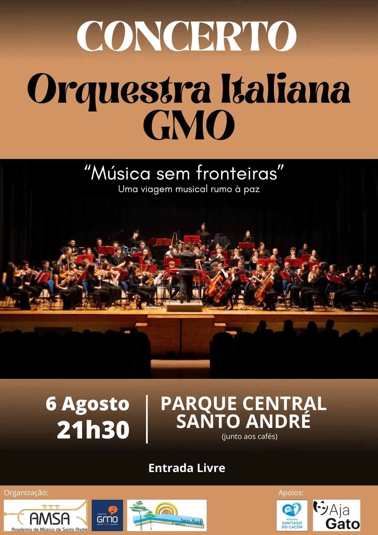 Imagem do evento Orquestra GMO – SuoniAMO (Itália) em Vila Nova de Santo André
