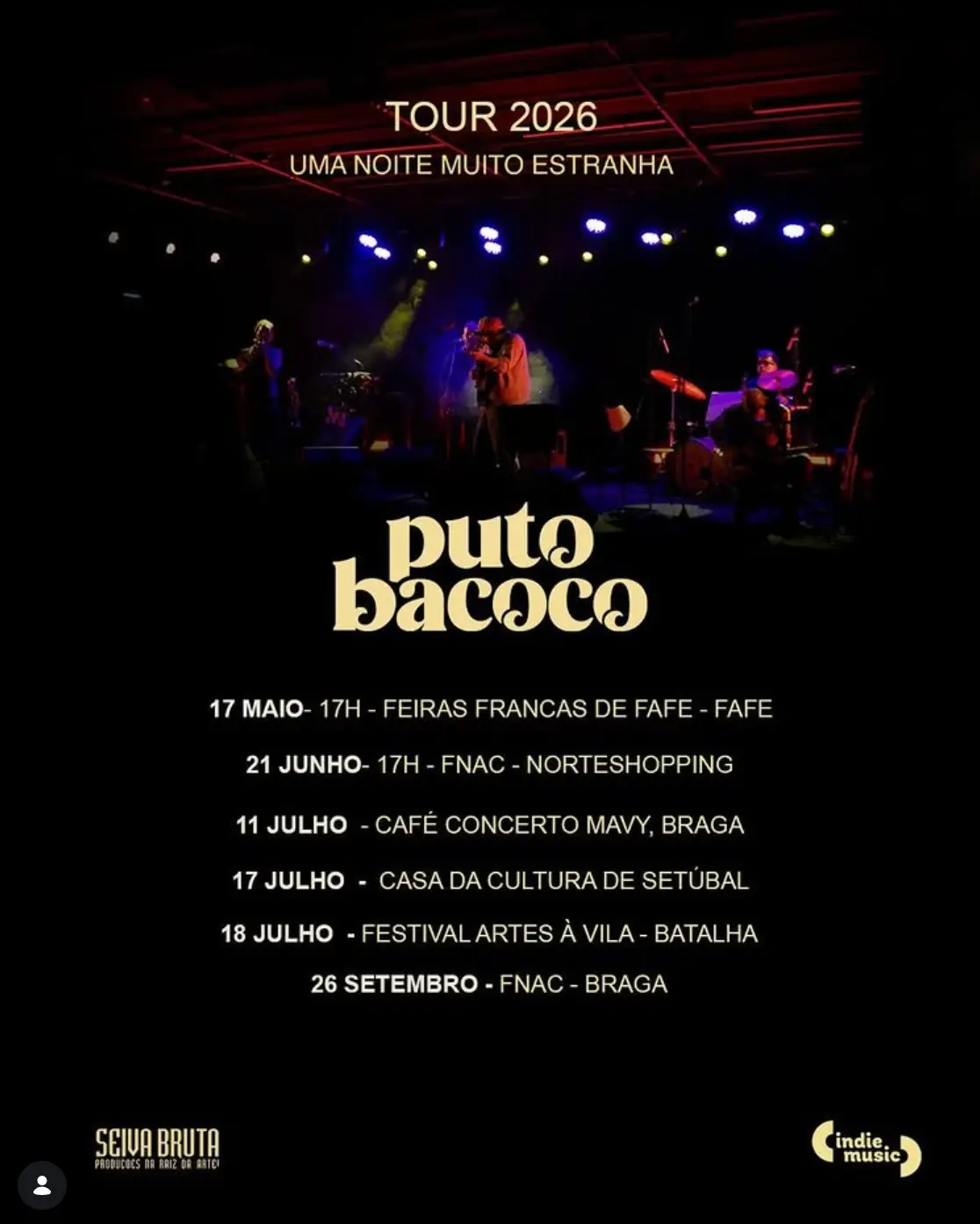 Imagem do evento Puto Bacoco