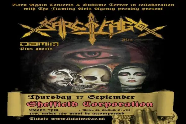 Imagem do evento SARCOFAGO at Corporation - Sheffield