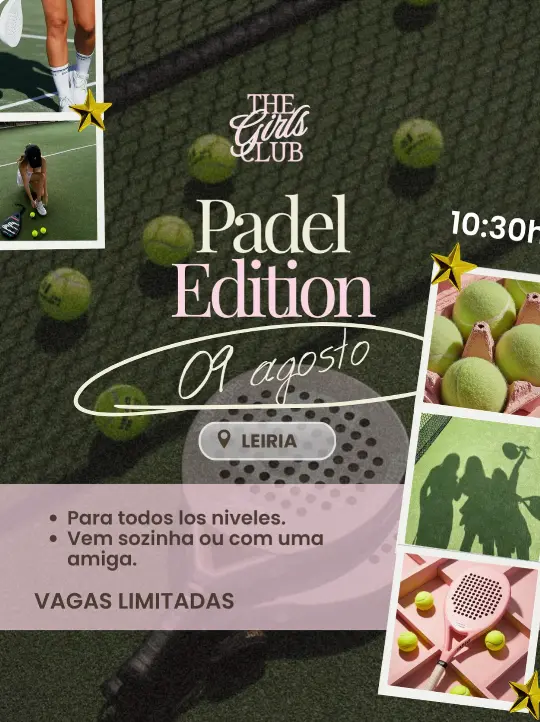 Imagem do evento The Girls Club – Padel Edition
