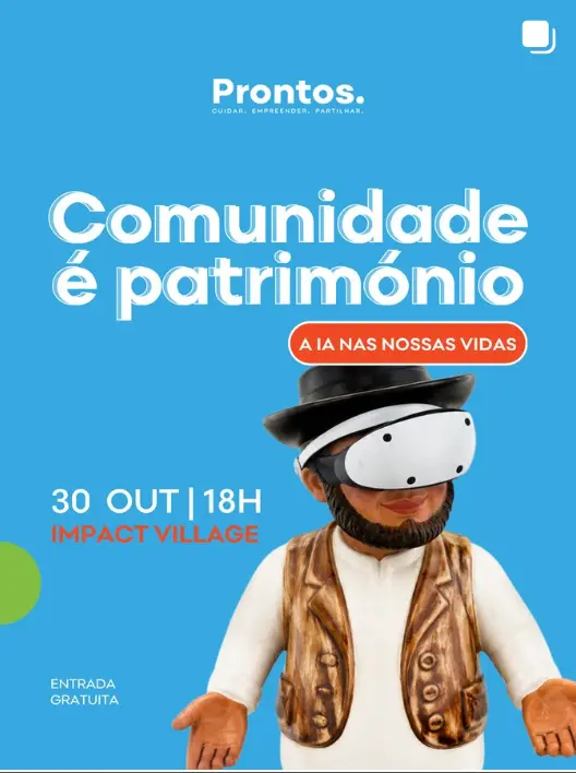 Imagem do evento Comunidade é Património | A IA nas nossas vidas