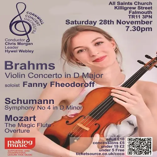 Cornwall Concert Orchestra 'An Evening of Romantic Classics' — event image